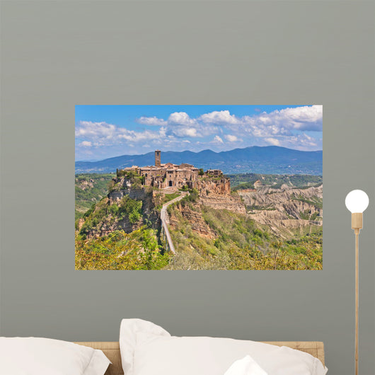 Italian Hilltown of Civita Bagnoregio Wall Mural