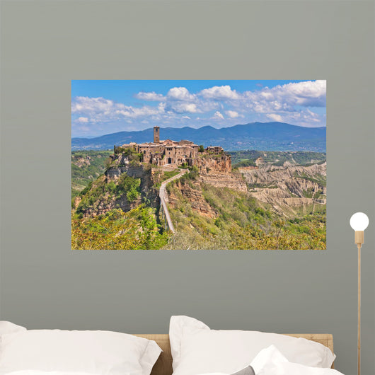 Italian Hilltown of Civita Bagnoregio Wall Mural