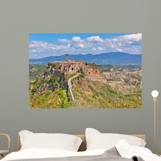 Italian Hilltown of Civita Bagnoregio Wall Mural
