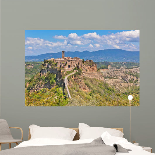 Italian Hilltown of Civita Bagnoregio Wall Mural