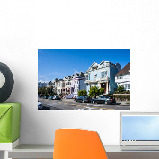 San Francisco Victorian Houses Wall Mural