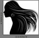 Woman Hair Style Silhouette