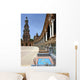plaza de espana in seville, andalucia, spain Wall Mural