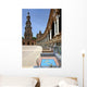 plaza de espana in seville, andalucia, spain Wall Mural