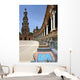 plaza de espana in seville, andalucia, spain Wall Mural