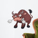 Angry bull cartoon Wall Decal