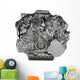 Car Engine Front White Wall Decal