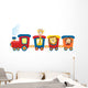 Train with Animals Wall Decal