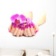 Female Hands with Pink Wall Decal