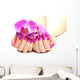Female Hands with Pink Wall Decal