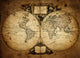 Map of World 1752 Wall Mural