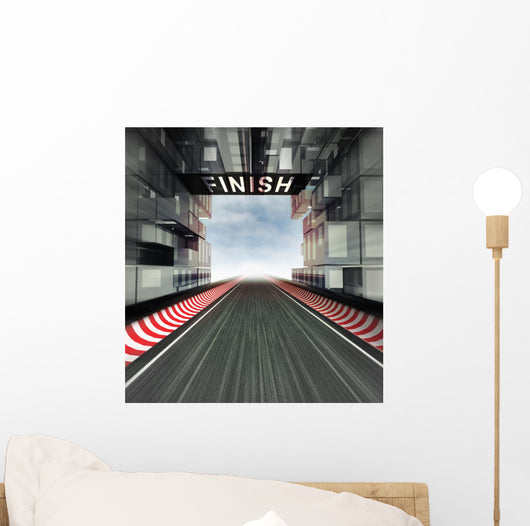 Finish Panel above Racetrack