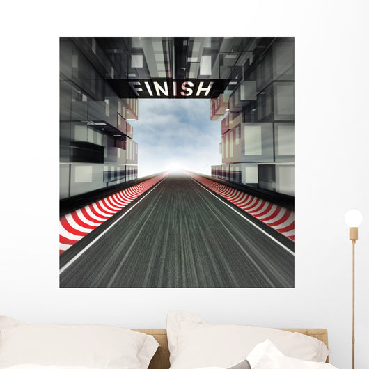 Finish Panel above Racetrack