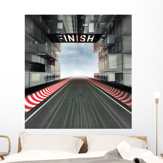 Finish Panel above Racetrack