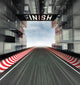 Finish Panel above Racetrack