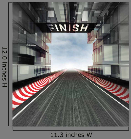 Finish Panel above Racetrack