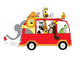 Happy Animals Red Bus