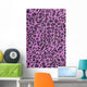 Pink Leopard Fabric Texture Wall Decal