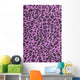 Pink Leopard Fabric Texture Wall Decal