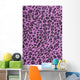 Pink Leopard Fabric Texture Wall Decal