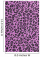 Pink Leopard Fabric Texture Wall Decal