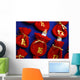 Focused on Santa Claus in Advent calendar Wall Mural