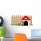 Mother dog and her puppy Wall Decal
