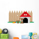 Mother dog and her puppy Wall Decal