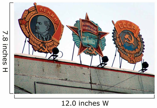 Ussr Symbols Wall Mural