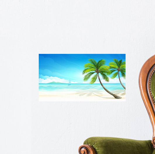 Tropical Beach Vector