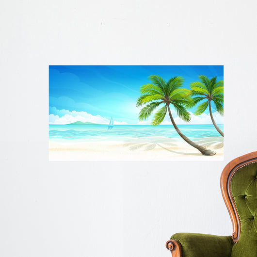 Tropical Beach Vector