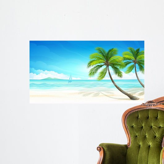 Tropical Beach Vector