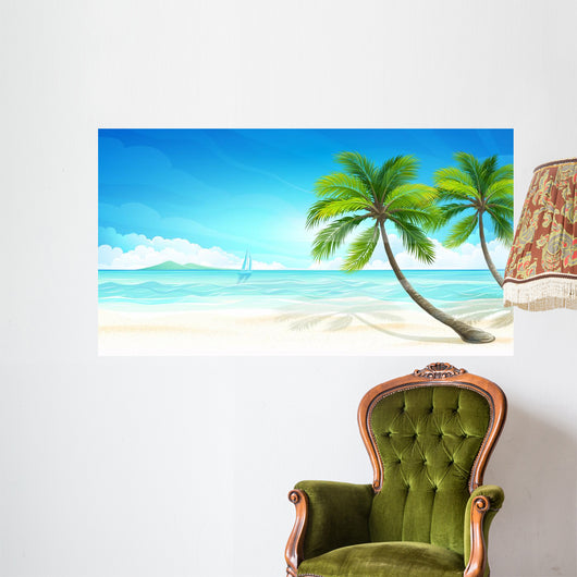 Tropical Beach Vector