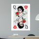 Queen of hearts Wall Decal