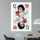 Queen of hearts Wall Decal