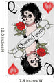Queen of hearts Wall Decal