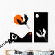 Silhouette Heron Suitable as Wall Mural