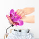 Female Hands with Orchid Wall Decal