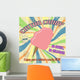 Cotton Candy Vintage Poster Wall Mural
