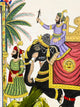 Painting Black Royal Elephant