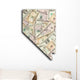 Map Nevada Wall Mural