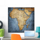 Vintage Map Africa Wall Mural