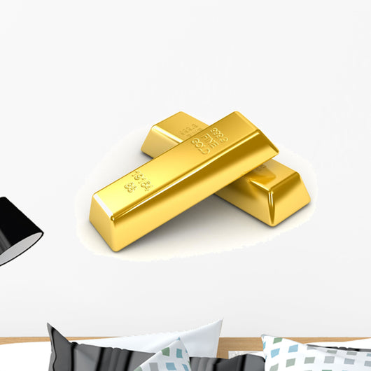 Gold Bars Wall Mural