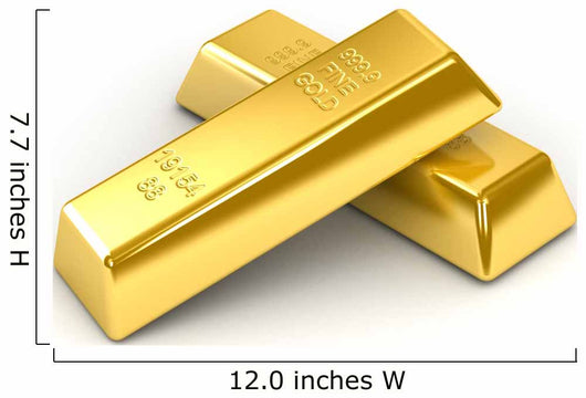 Gold Bars Wall Mural