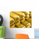 Gold Bars Wall Mural
