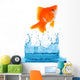 Goldfish is jumping Wall Mural