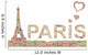 Paris Word with Eiffel