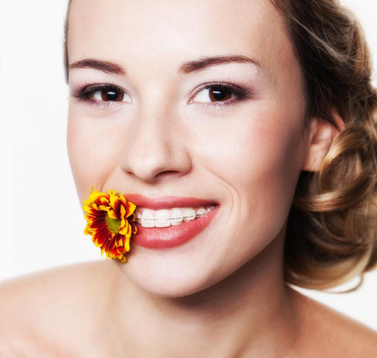 Portrait with Dental Braces Wall Mural