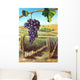 Grape and Vineyard Wall Mural