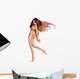 Pretty Orange Fairy Wall Decal